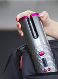 Cordless Hair Curler Automatic Curling Iron Ceramic Barrel Rechargeable