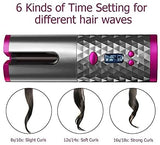 Cordless Hair Curler Automatic Curling Iron Ceramic Barrel Rechargeable