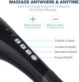 Cordless Rechargeable Percussion Massager Home Car Travel
