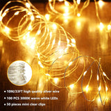Indoor/Outdoor LED Waterproof USB Fairy Bedroom Curtain Lighting 300 LED Remote