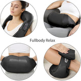 Neck and Shoulder Shiastu Massager With Heat (Back, Thigh, Leg, Calf Full Body Massage)
