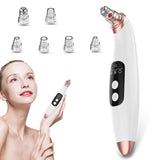 Blackhead Vacuum Extractor USB Rechargeable 6 heads