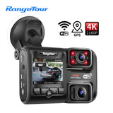 Front and Cabin Dash Cam 4K 2160P WiFi GPS 2 Camera