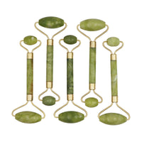 1pc 4 Sizes Facial Massage Roller Plate Double/Single Heads Jade Stone Massager Eye Face Neck Thin Lift Relax Slimming Tools