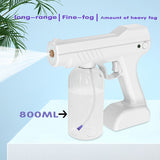 800ML Mist Disinfection Machine Electric Sprayer Portable Steam Atomizer Spray Blue Light Nanos Steam Sprayer USB/UK/EU/US/CN
