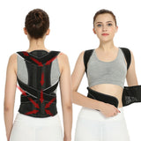 Tlinna Adjustable Back Spine Posture Corrector Adult Humpback Pain Back Support Brace Shoulder Belt Posture Correction