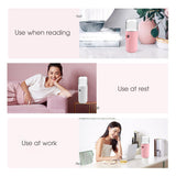 Mini USB Air Humidifier Portable Ultrasonic Facial Steamer Aroma Diffuser Aroma Essential Oil Diffuser For Home Office Sprayer