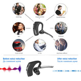 Original Business Bluetooth headset Noise Cancelling Voice Control Wireless Headphone Driver Sport Earphone for iPhone Android