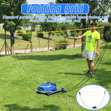 Hot Portable Outdoor Foldable Badminton Tennis Volleyball Net Stand for Beach Sport DO2