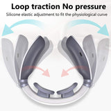 Smart Electric Neck and Shoulder Massager Low Frequency Magnetic Therapy Pulse Pain Relief Tool Health Care Relaxation
