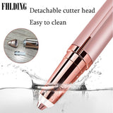 Mini Electric Eyebrow Trimmer Makeup Painless Eye Brow Epilator for Women  Shaver Razors Portable Facial Hair Remover