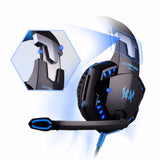 KOTION EACH PS4 Gaming Headset Deep bass Stereo Casque Wired Game Earphones Gaming Headphones with Microphone for PS4 PC Laptop