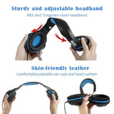 Beexcellent Stereo Gaming Headset Deep Bass Headphone with Mic LED Light for PS4 Phone PC Laptop Gamer.