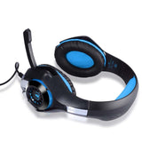 Beexcellent Stereo Gaming Headset Deep Bass Headphone with Mic LED Light for PS4 Phone PC Laptop Gamer.
