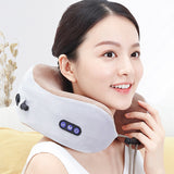 Electric Neck Massager U shaped Pillow Multifunctional Portable Shoulder Cervical Massager Outdoor Home Car Relaxing Massage