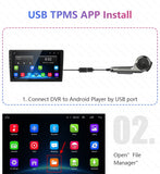 Full HD Car DVR USB ADAS Dash Cam Head Unit Auto Audio Voice Alarm LDWS G-Shock Car DVD Android Player Navigation