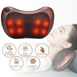 Relaxation Massage Pillow Vibrator Electric Shoulder Back Heating Kneading Infrared therapy for shiatsu Neck Massage