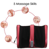 New 6-in-1 Electric Foot Care Massager Machine Plantar Calf Arm Relaxing 3 Levels Heating Therapy Adjustable Prevent Leg Pain