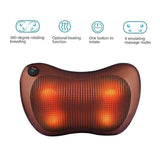 Relaxation Massage Pillow Vibrator Electric Shoulder Back Heating Kneading Infrared therapy for shiatsu Neck Massage