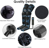 Electric Air Compression Leg Massager Heated Muscle Relax Pain Relief
