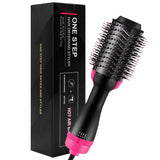 3 in 1 Hair Straightener Hot Air Brush Electric Hair Dryer Blower Straightening Curling Hairdryer Hot Air Brush Styling Tools