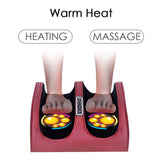New 6-in-1 Electric Foot Care Massager Machine Plantar Calf Arm Relaxing 3 Levels Heating Therapy Adjustable Prevent Leg Pain