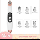 Blackhead Vacuum Extractor USB Rechargeable 6 heads