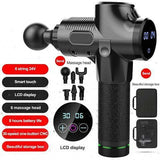 Powerful Massage Gun 8 Heads 30 Speed, Sound Proof, Brushless, Carry Bag with Warranty.