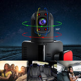 Front, Inside Dual Lens In Built WIFI Dash Cam Car DVR Front And Inside Camera Video Driving Recorder Parking Monitor Night Vision G-Sensor 1080P