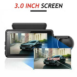 Front, Inside Dual Lens In Built WIFI Dash Cam Car DVR Front And Inside Camera Video Driving Recorder Parking Monitor Night Vision G-Sensor 1080P