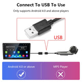 Full HD Car DVR USB ADAS Dash Cam Head Unit Auto Audio Voice Alarm LDWS G-Shock Car DVD Android Player Navigation