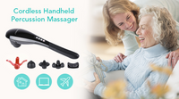 Cordless Rechargeable Percussion Massager Home Car Travel