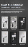 Toothbrush UV Light Sanitizer Toothbrush Holder Ultraviolet Sterilizer Automatic Toothpaste Dispenser Solar And USB Power(white)