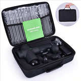 Powerful Massage Gun 8 Heads 30 Speed, Sound Proof, Brushless, Carry Bag with Warranty.