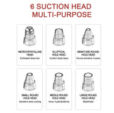 Blackhead Vacuum Extractor USB Rechargeable 6 heads