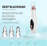 Blackhead Vacuum Extractor USB Rechargeable 6 heads