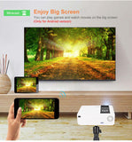 HD Mini Projector TD90 Native 1280 x 720P LED Android WiFi Projector Video Home Cinema 3D Smart Movie Game Projector