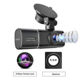Infinity Front and Inside Dual Car Dash Cam Full HD 1080P Video Recorder Parking Monitor 24 hours