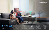 Leisure C3WQ MINI Projector Wifi Sync Display 170''  Portable Projector Support  TV Stick PS4, VGA, TF, AV,USB