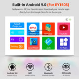Projector Full HD 1080p ET40 Android 9 Beamer LED Mini Projector 4k Decoding Video Projector for Home Theater Cinema Mobile