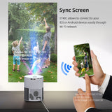 Projector Full HD 1080p ET40 Android 9 Beamer LED Mini Projector 4k Decoding Video Projector for Home Theater Cinema Mobile