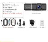 Infinity Front and Inside Dual Car Dash Cam Full HD 1080P Video Recorder Parking Monitor 24 hours