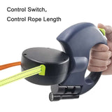 Dual Head Pet Leash Automatic Retractable 360 Degree Traction Rope Self Sealing Nylon Universal Dog Walking Chain