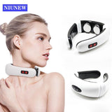 New Electric Pulse Back 6 Modes Pain Relief Health Care Massager For Neck