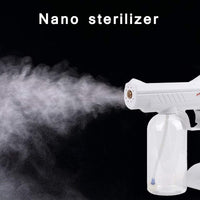 800ML Mist Disinfection Machine Electric Sprayer Portable Steam Atomizer Spray Blue Light Nanos Steam Sprayer USB/UK/EU/US/CN
