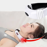 New Electric Neck Massager Pulse Back 6 Modes Power Control Far Infrared Heating Pain Relief Tool Health Care Massager For Neck