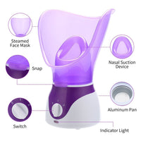 Facial Steamer Face Steam Device Deep Cleaning Skin Cleaner Beauty Machine Home Spa Facial Thermal Face Spray Skin Care Tools