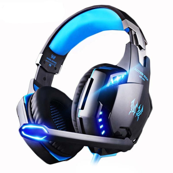 KOTION EACH PS4 Gaming Headset Deep bass Stereo Casque Wired Game Earphones Gaming Headphones with Microphone for PS4 PC Laptop