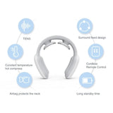 Remote Smart Neck and Shoulder Massager Electric Pain Relief Tool Health Care Relaxation Cervical Vertebra Physiotherapy