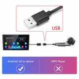 Full HD Car DVR USB ADAS Dash Cam Head Unit Auto Audio Voice Alarm LDWS G-Shock Car DVD Android Player Navigation